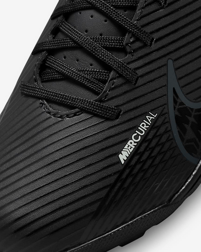 Nike Scarpa da calcetto da ragazzo Mercurial Vapor 15 Club Turf DJ5956 001 nero-bianco