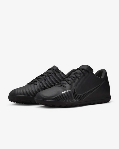 Nike scarpa da calcetto da uomo Mercurial Vapor 15 Club Turf DJ5968 001 nero-giallo-grigio scuro