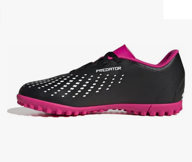 Adidas scarpa da Calcetto da ragazzo unisex Predator Accuracy.4 TF GW7085 nero-bianco-rosa