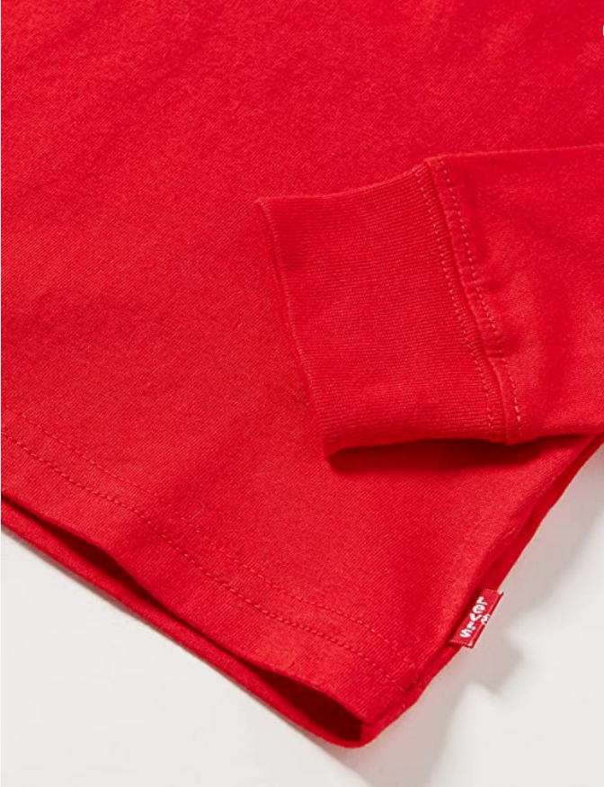 Levi's Kids T-shirt da bambino manica lunga Batwing Tee 8E8646-R6W red