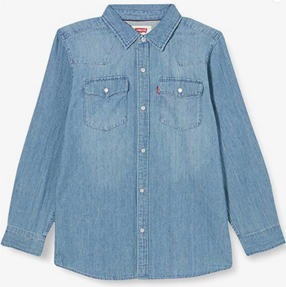 Levi's Kids Camicia da bambino Barstow Western 8E6866 M28 vintage stone