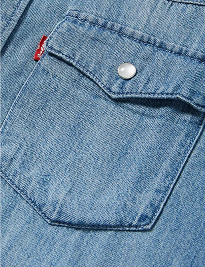 Levi's Kids Camicia da bambino Barstow Western 8E6866 M28 vintage stone
