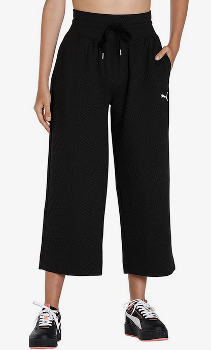 Puma Pantalone sportivo da donna a sigaretta Her Straight 673113-01 nero