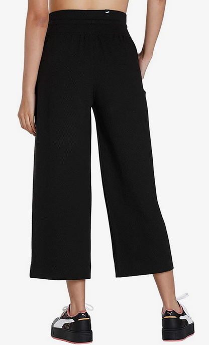Puma Pantalone sportivo da donna a sigaretta Her Straight 673113-01 nero