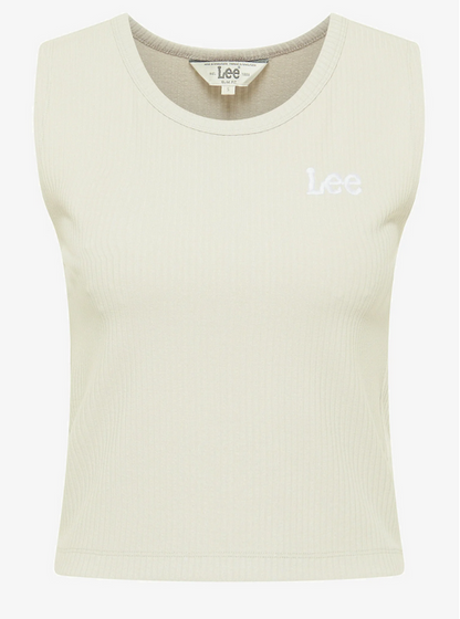 Lee Canotta da donna Cropped Crew Tank LQ24WKNQ ecru