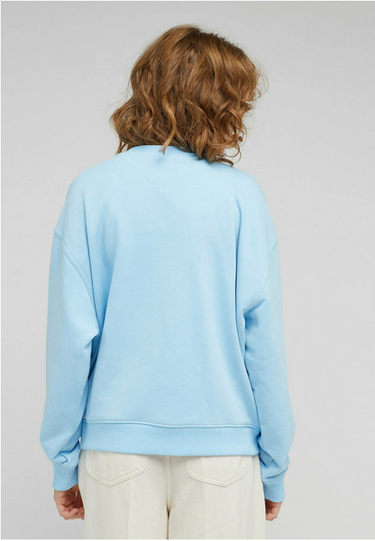Lee Felpa garzata da ragazza Crew SWS L53LSRA32 shasta blue