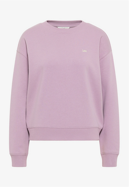 Lee Felpa garzata da ragazza Crew SWS L53LSRA39 plum