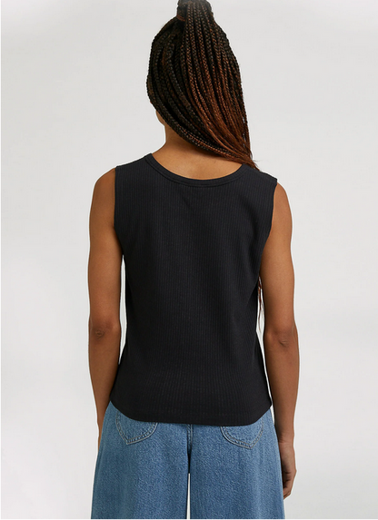 Lee Canotta da donna Cropped Crew Tank LQ24WK01 black