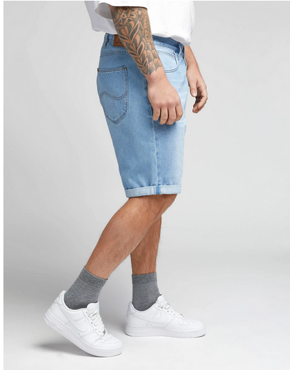 Lee bermuda da uomo in Jeans 5 tasche L73MHVB71 mellow light