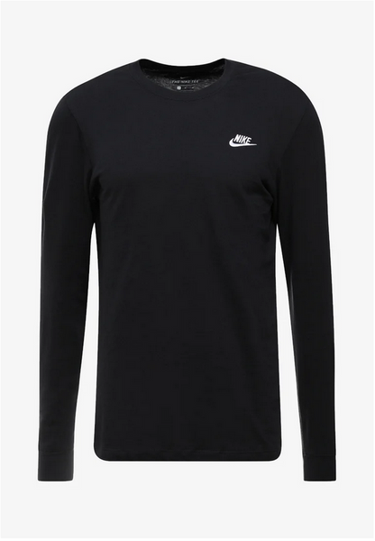 Nike T-shirt manica lunga a uomo Club Sportwear AR5193-010 black