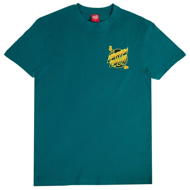 Santa Cruz T-shirt Winkowsk Volcano Dot SCA-TEE-8818 Verde