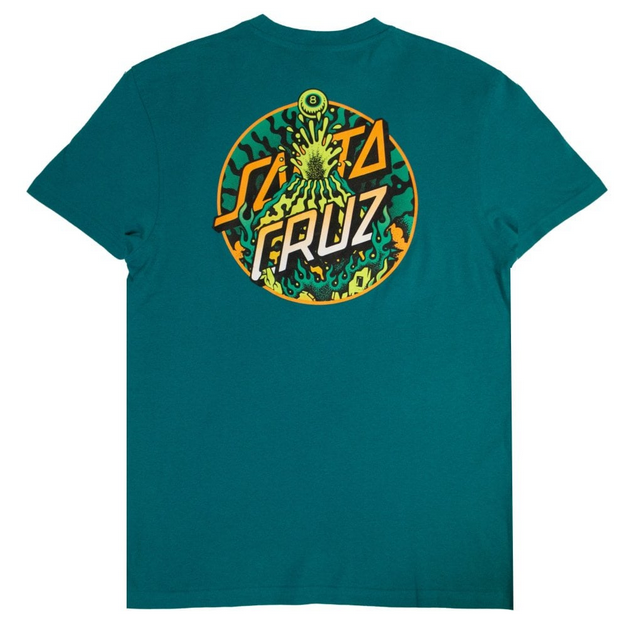 Santa Cruz T-shirt Winkowsk Volcano Dot SCA-TEE-8818 Verde