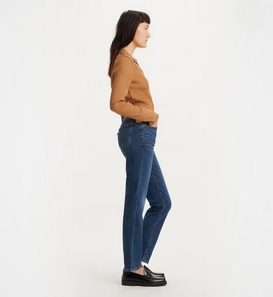 Levi's pantalone jeans dritti da donna a vita alta 724™ 18883-0207 indaco scuro-blu