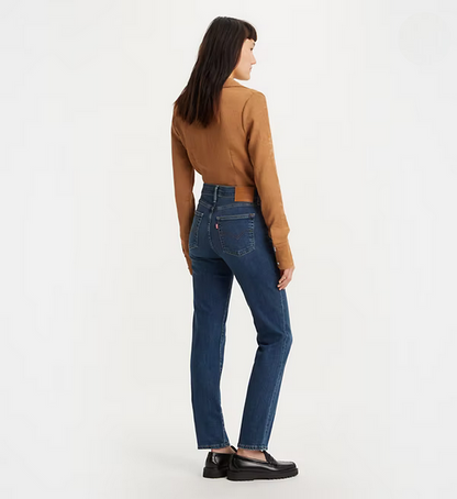 Levi's pantalone jeans dritti da donna a vita alta 724™ 18883-0207 indaco scuro-blu