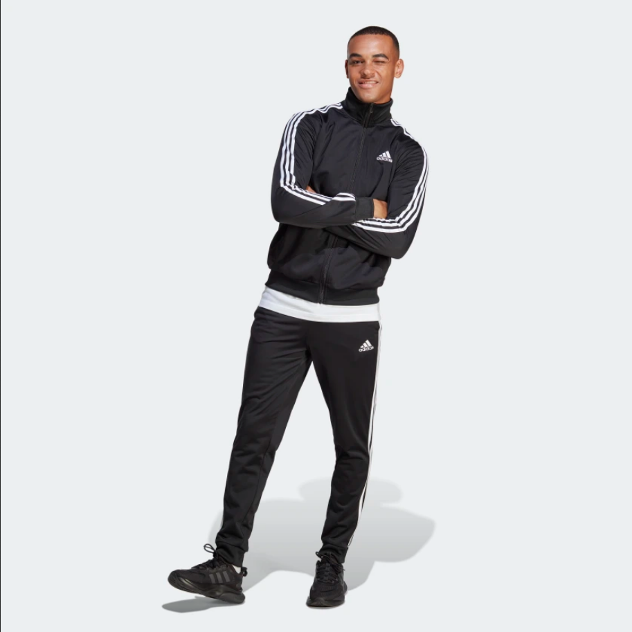 Adidas Tuta sportiva Basic 3-Stripes Tricot IC6747 black