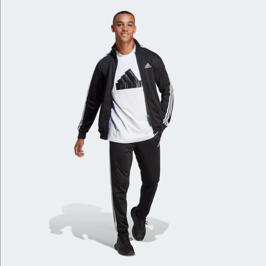 Adidas Tuta sportiva Basic 3-Stripes Tricot IC6747 black