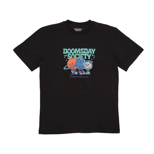 Doomsday T-shirt da uomo con stampa Sick World black