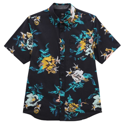 Vans camicia da uomo manica corta a fantasia Floreale VN0007W1BLK black