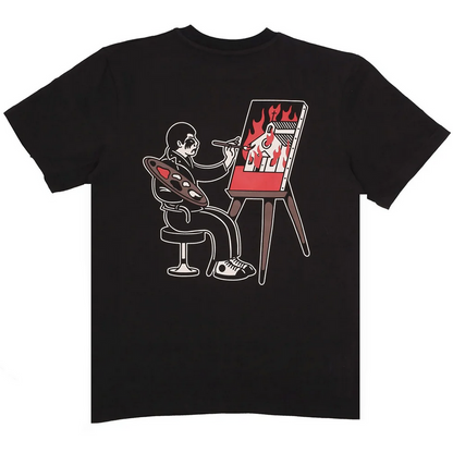 Doomsday T-shirt da uomo con stampa Art Class black