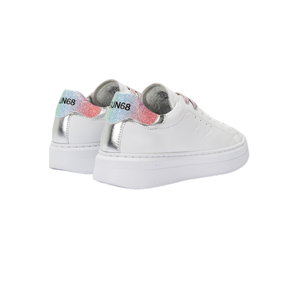 Sun68 Sneakers da donna Grace Z33230 010 bianco multicolor