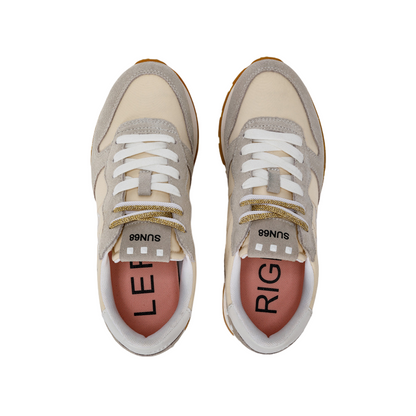 Sun68 sneakers da donna Ally Studs Z33206 31 bianco panna