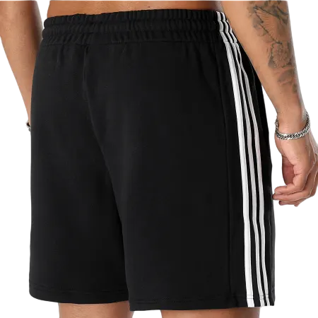 Adidas pantaloncino sportivo da uomo 3 Strisce IC9435 nero