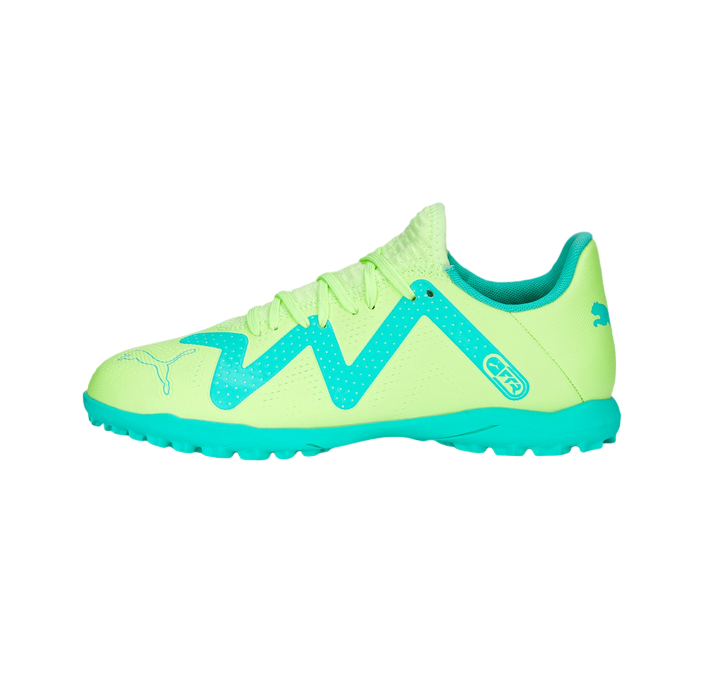 Puma scarpa da calcetto da ragazzo Future Play TT 107202 03 giallo-nero-menta