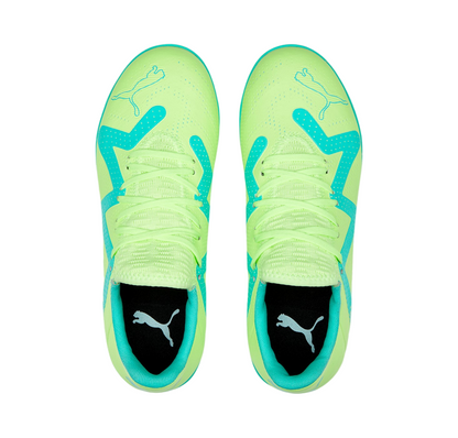 Puma scarpa da calcetto da ragazzo Future Play TT 107202 03 giallo-nero-menta