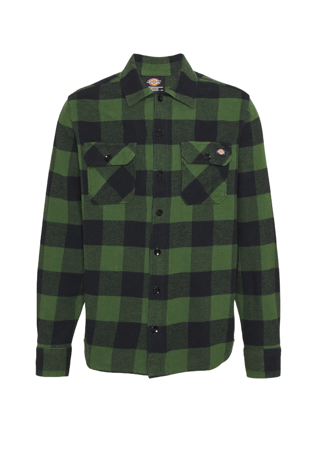 Dickies Unisex New Sacramento Check Shirt DK0A4XDZPG pine green