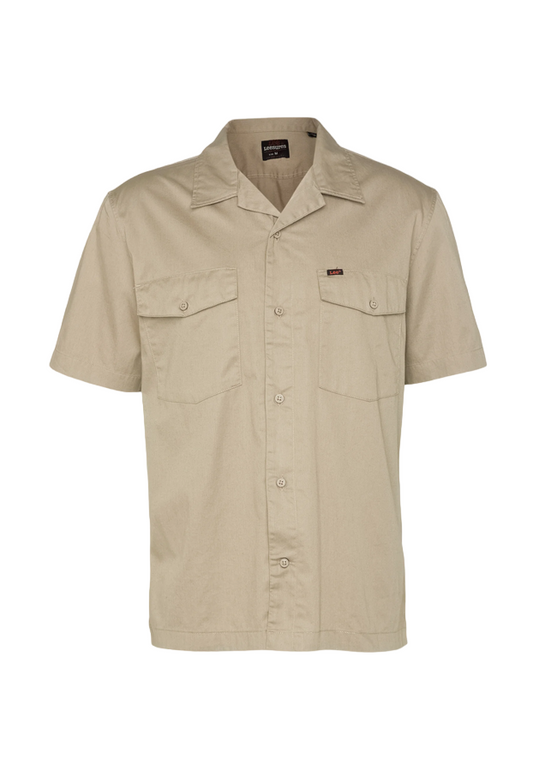 Lee Camicia da uomo manica corta Chetopa Shirt L68POMA24 mushroom