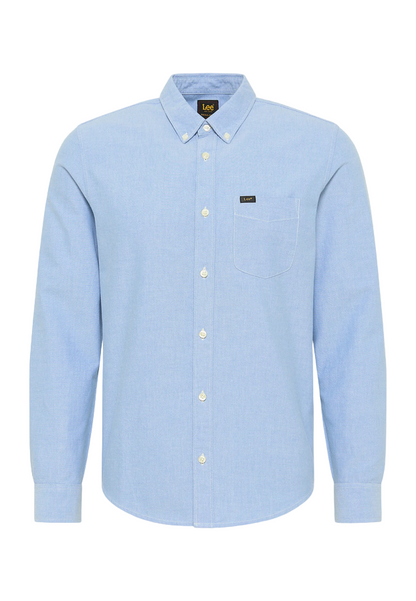 Lee Camicia da uomo manica lunga Button Down L880KUA29 prep blue