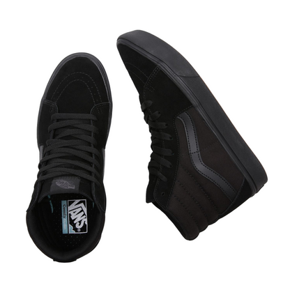 Vans scarpa sneakers alta da uomo e donna Comfycush Sk8-Hi vn0a3wmbvnd1 nero-nero
