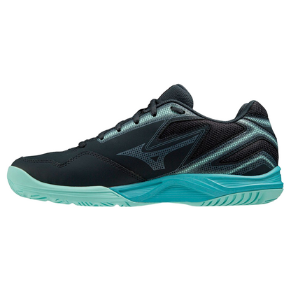 Mizuno scarpa da tennis da uomo Break Shot 4 AC 61GA234012 blu turchese