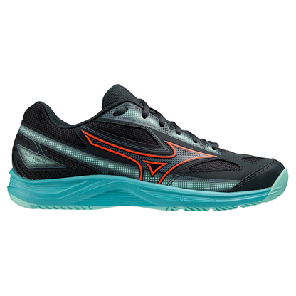 Mizuno scarpa da tennis da uomo Break Shot 4 AC 61GA234012 blu turchese