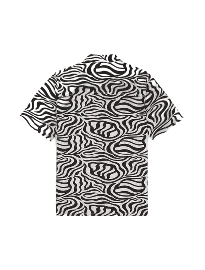 Dickies Camicia da uomo manica corta Clackamas DK0A4Y7JF311 cloud zebra