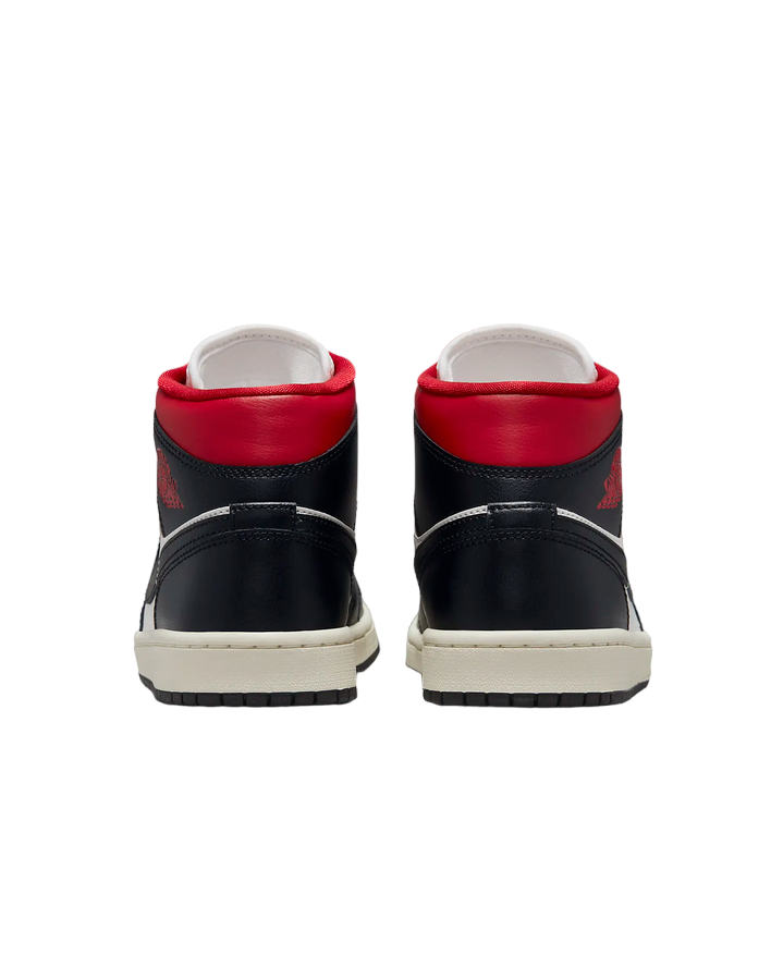 Jordan Air Jordan 1 Mid BQ6472-061 Sneakers Nero-Rosso-Bianco