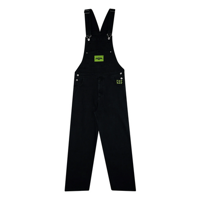 Doomsday Salopette in demin Fat Bat Overall nero