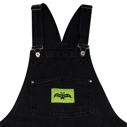 Doomsday Salopette in demin Fat Bat Overall nero