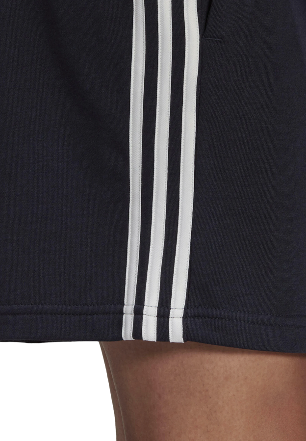 Adidas Pantaloncino Essentials French Terry 3 Strisce Uomo Blu Notte - IC9436