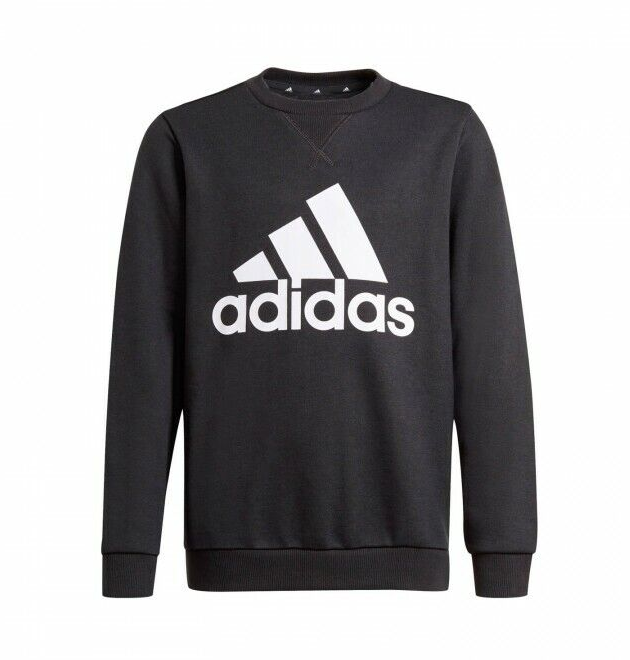 Adidas Felpa da bambino Girocollo in cotone garzato IC6117 black