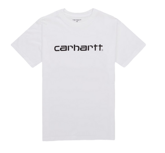 Carhartt T-shirt manica corta da uomo S/S Script I031047 00A bianco