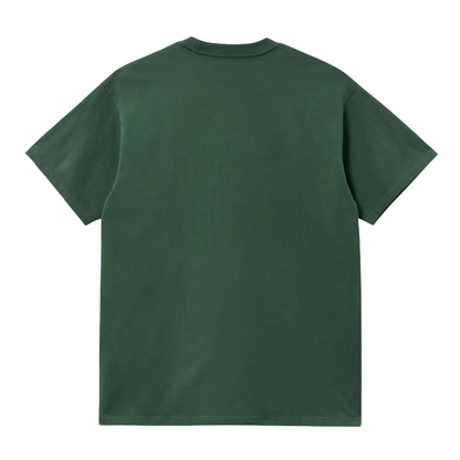 Carhartt T-shirt manica corta da uomo S/S Script Embroidery I030435 00Q treehouse