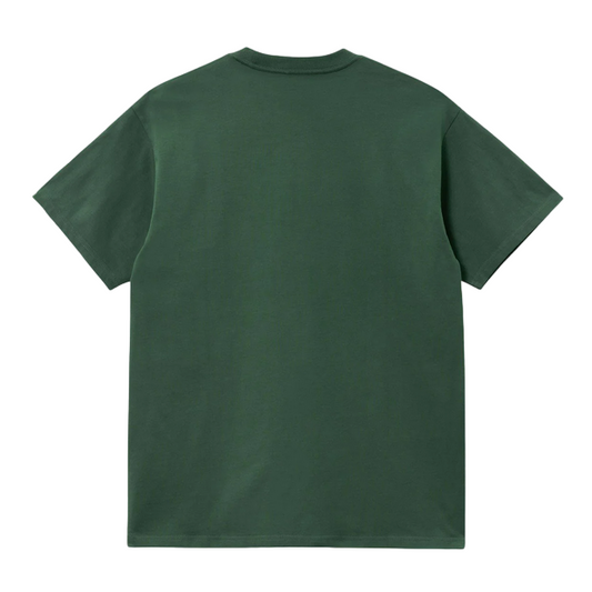 Carhartt T-shirt manica corta da uomo S/S Script Embroidery I030435 00Q treehouse
