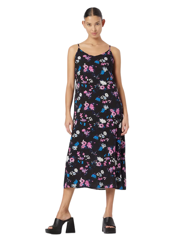 B.young vestito da donna con bretelle  Slip Dress 20811227 200453 black mix