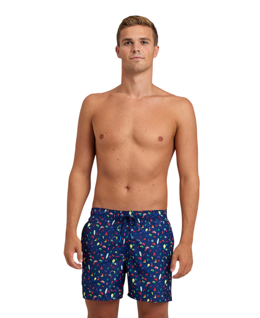 Arena costume da mare da uomo Boxer Multistampa 005980750 blu