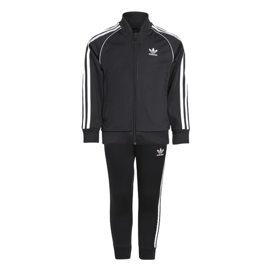 Adidas Originals Tuta da ginnastica da bambino Track Suit Adicolor Sst H25260 nero-bianco