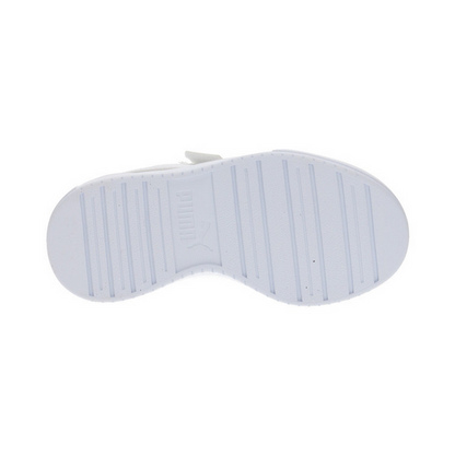Puma Scarpa sneakers da ragazzi con elastico e velcro Caven 2.0 393839 02 bianco