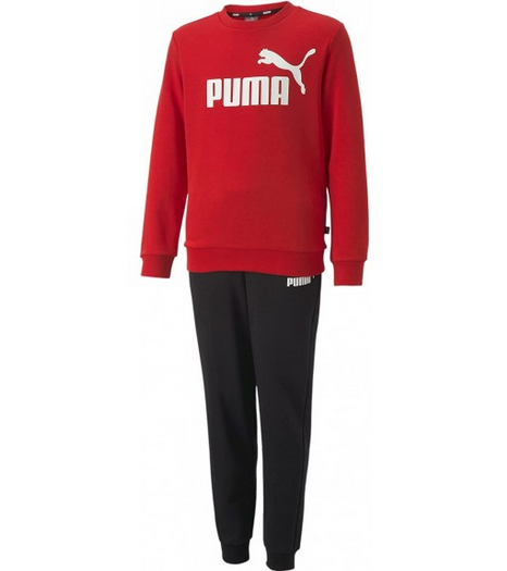 Puma tuta sportiva da ragazzo Trainer 670885-12 rosso-nero