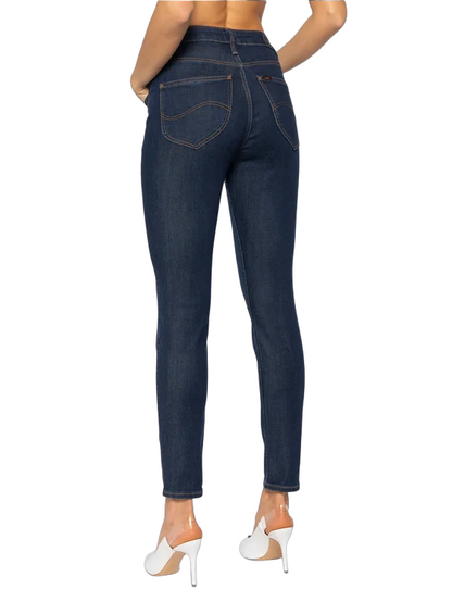 Lee pantalone in Jeans da donna Scarlett High L626MDNX blu medio