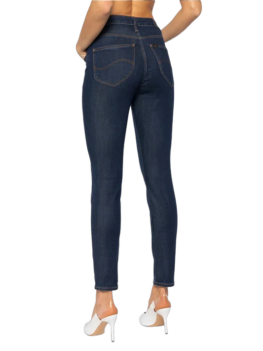 Lee pantalone in Jeans da donna Scarlett High L626MDNX blu medio
